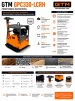 Віброплита GTM GPC330-LCRH, з гідравлічним реверсом, двигун Loncin G390F 14к.с., 300кг,&nbsp;лита плита - 2