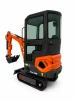 Мини-экскаватор GTM G-Tex 1200C, 1200 кг, 10,2 л.с., с кабиной - 4