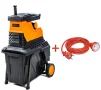 Подрібнювач садовий MS2800/45 KIT, 2,8 кВт, фреза, гілки до 45мм + подовжувач 10м помаранч. - 1