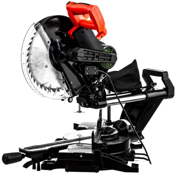 Торцювальна пила GTM HM1245, 1800Вт, 305*30мм, протяжка, лазер