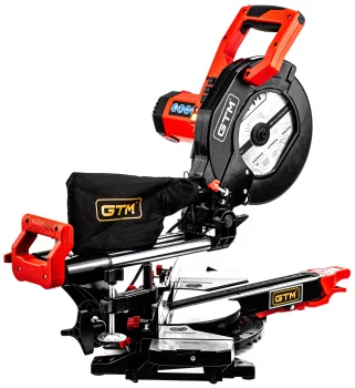 Торцювальна пила GTM HM1032 2000Вт, з протяжним механізмом і лазером