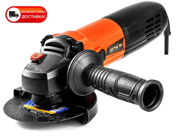 Болгарка GTM AG125/1400VS мережева, 1400Вт, 125мм, М14