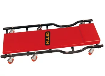 Лежак автослюсаря підкатний GTM TRH6455 з відкидним підголівником