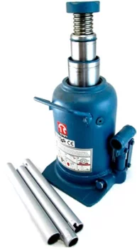 Домкрат пляшковий двохштоковий 12т (240-590мм) GTM TH812001