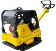Віброплита GTM GPC400-LCRH з гідравлічним реверсом, двигун Loncin G390FD 13к.с., 405кг, лита плита з інтегрованим вібромеханізмом