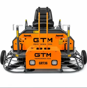 Затирочна машина бензинова двороторна GTM GRT36, дв. Honda GX690 23к.с., лопасті в комплекті, ширина обробки 1960 мм