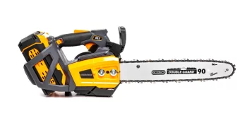 Пила ланцюгова GTM CSTH56/1800BL KIT, акумуляторна, 56В, шина 35см, лан, 3/8P, 1,1мм, акум. 2,5А*год + зарядний пристрій