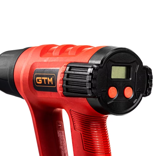 Будівельний фен GTM HG2000EM, 2000 Вт, LCD-дисплей