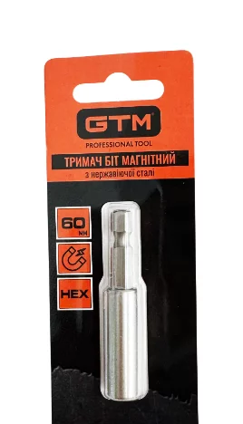 Магнитный держатель для бит GTM, 60 мм