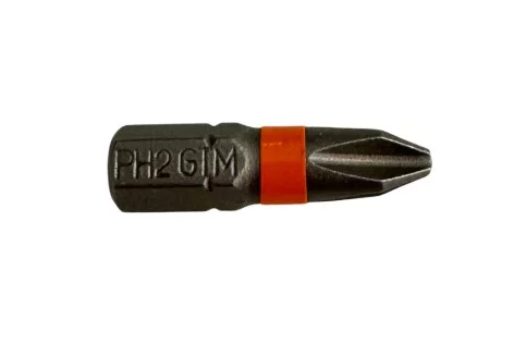 Биты GTM PH2, 25 мм, из стали S2, 2 шт.
