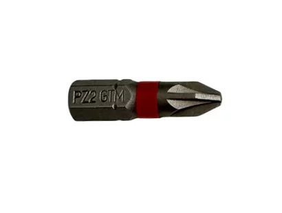 Биты GTM PZ2, 25 мм, из стали S2, 2 шт