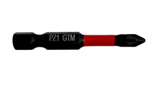 Бита ударная GTM PZ1, 50 мм, из стали S2, 2 шт