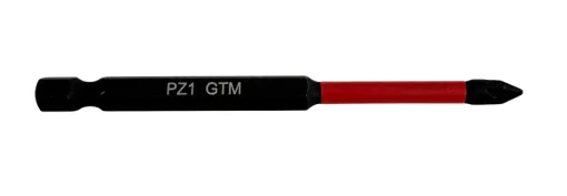 Бита ударная GTM PZ1, 90 мм, из стали S2, 2 шт.