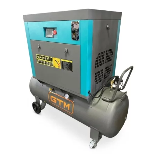 Компресор гвинтовий GTM DLG7.5V/inv, рес-200л 1000л/хв 7,5кВт 8бар 380В/інвертор/кожух