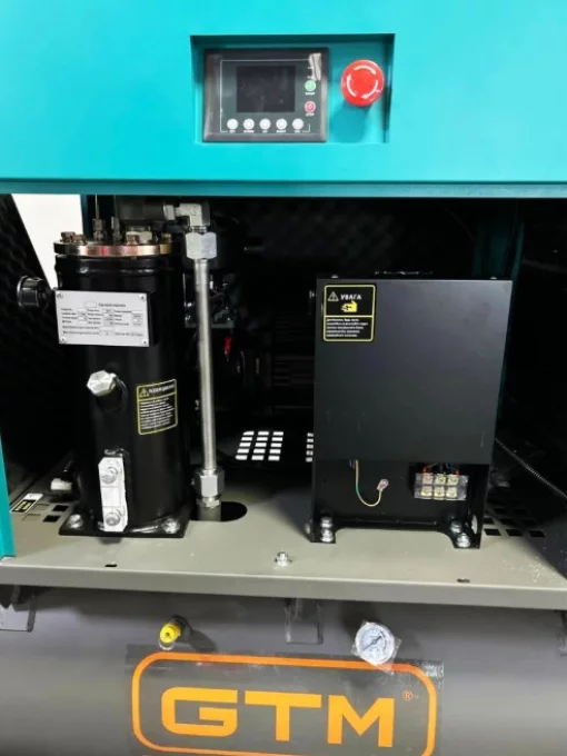 Компресор гвинтовий GTM DLG7.5V/inv, рес-200л 1000л/хв 7,5кВт 8бар 380В/інвертор/кожух