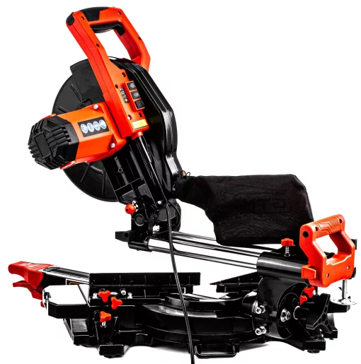 Торцювальна пила GTM HM1032 2000Вт, з протяжним механізмом і лазером