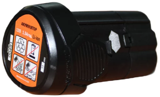 Аккумуляторная батарея GTM B12V/1,5Аh, Li-Ion, 12В, 1,5А*ч