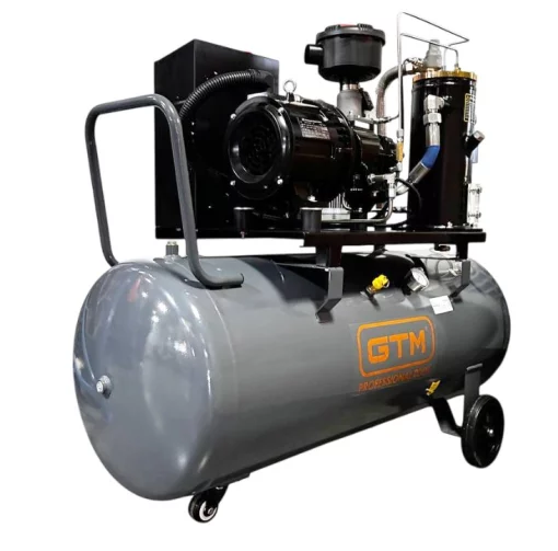 Гвинтовий повітряний компресор GTM DLG5.5V/inv, 200л 680л/хв 5,5кВт 8бар 380В/інвертор