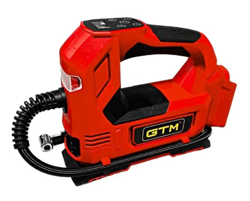 Автомобільний компресор акумуляторний GTM AСC18/26, 6,8бар, 26л/хв., КАРКАС (без АКБ і ЗП)