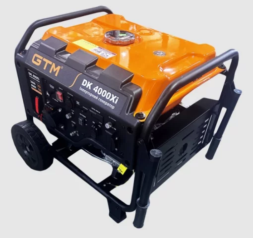 Генератор інверторний GTM DK4000Xi, 3,8кВт  ном. потужн., 230В, 50Гц, ручн.старт