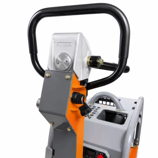 Виброплита GTM GPC400-LCRH с гидравлическим реверсом, двигатель Loncin G390FD 13л.с., 405кг, плита с интегрированным вибромеханизмом