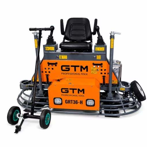 Затирочна машина GTM GRT36-H двороторна, дв. Honda GX690, 24к.с.,з гідравлічним керуванням, лопасті в комплекті