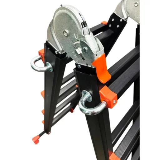 Драбина-трансформер телескопічна GTM KMP405D 4*5, 5.15 м, алюмінієва