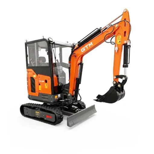Мини-экскаватор GTM G-Tex 2500C, 2500 кг, 34 л.с., с кабиной