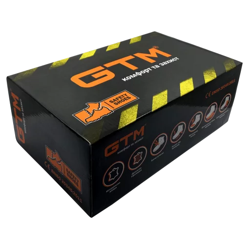 Черевики зварювальника розмір 45, металевий носок GTM SM-072 Comfort