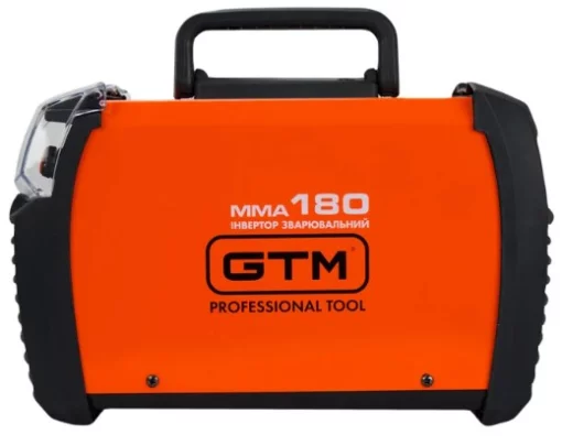 Інвертор зварювальний GTM MMA-180DS LCD, 180А, 1,6-4,0мм, 220В дисплей