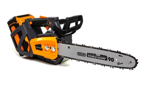 Пила ланцюгова GTM CSTH56/1800BL KIT, акумуляторна, 56В, шина 35см, лан, 3/8P, 1,1мм, акум. 2,5А*год + зарядний пристрій