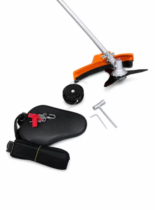 Тример акумуляторний GTM BT56/1200BL KIT,&nbsp;ширина косіння 25/42см, 56В з АКБ 2.5 А&middot;год та ЗП,&nbsp;ніж + косильна головка
