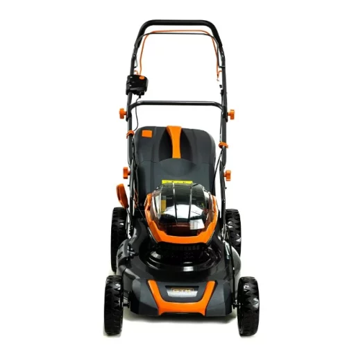 Газонокосилка аккумуляторная GTM BLM48-SP, 2*18В, ширина скашивания 48см, самоходная