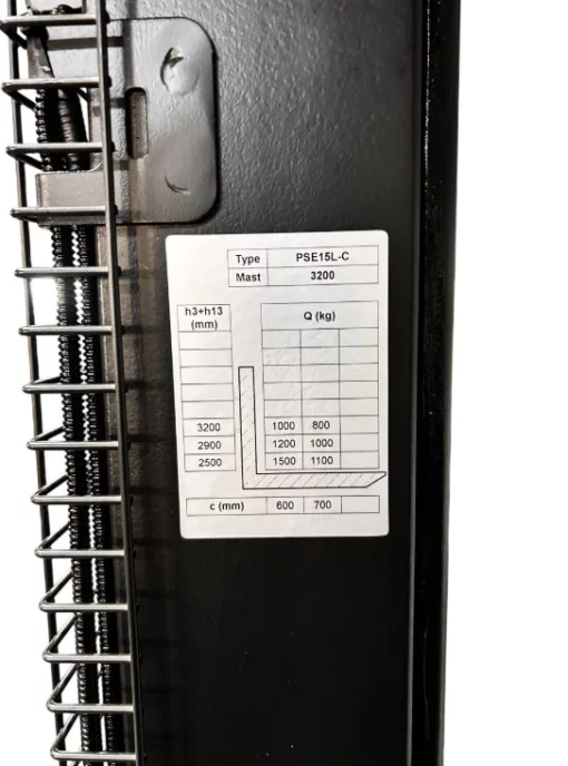 Штабелер електричний GTM PSE15L-C 3200 Li-Ion 1,5 т 3,2 м
