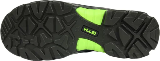 Черевики робочі розмір 44, високі, композит. носок, шкіра, чорні GTM SM-076 Active